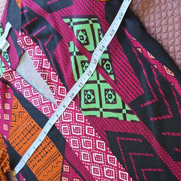 Diane Von Furstenberg Colorful Geometric Pattern Dress - Picture 8 of 16